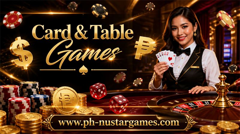 NustarGames Card & Table Games mobile gameplay and account access